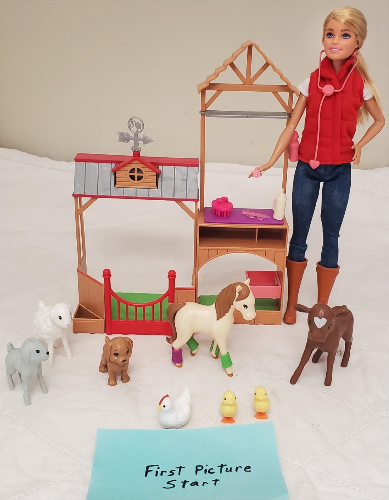 Barbie Sweet Orchard Farm Doll & Vet Playset
