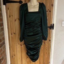 Women’s Green midi occasion Bodycon Dress - Size 8
