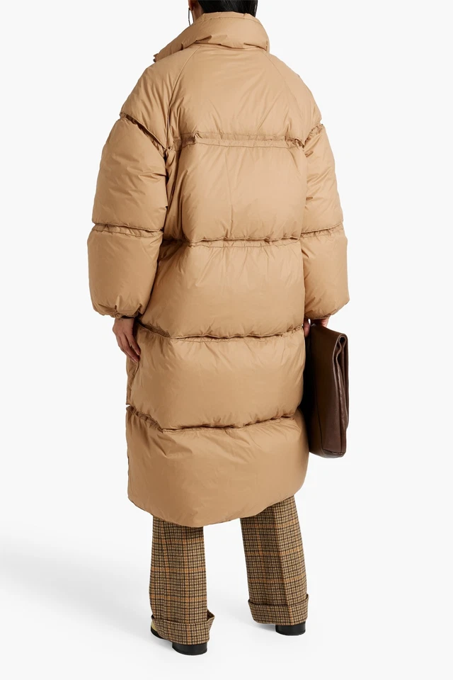 RRP€885 STAND STUDIO Alana Down Long Puffer Coat FR38 US6 UK10 M High Neck - Image 2 of 4