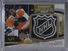 2017-18 Ultimate Collection Skills Shields 1/1 Wayne Simmonds #USS-WS Shield 0c3