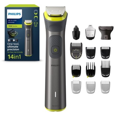Series 7000 All-in-One Trimmer 14-in-1 Multigroom für Gesichtskopf und UK