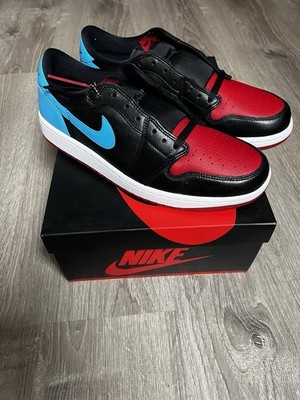 AIR JORDAN 1 RETRO LOW OG - W 11 / M 9.5 CZ0775-046 UNC TO CHICAGO I RED BLUE
