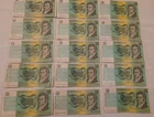 PRICE FOR ONE 1985 R89 $2 DOLLAR JOHNSTON FRASER PAPER AUSTRALIA NOTE BANKNOTE