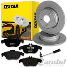 TEXTAR BREMSSCHEIBEN 278mm + BELÄGE HINTEN für MERCEDES C-KLASSE W204 S204 C204