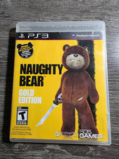 Naughty Bear -- Gold Edition (Sony PlayStation 3, 2011) PS3 Complete CIB TESTED