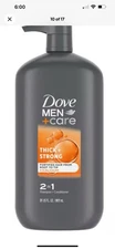 Dove Men Care 2-in-1 Shampoo and Conditioner Set, Thick, 31 oz
