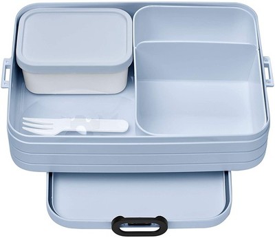 Mepal Take A Break Bento-Lunchbox 1500 ml Old Nordic Blue mit Fächern