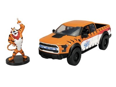JADA KELLOGG'S 2017 FORD F-150 RAPTOR + METAL FIGURE TONY THE TIGER 1:24 NEW