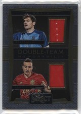 2016-17 Select Double Team Memorabilia Iker Casillas Santiago Cazorla Santi 0j4n