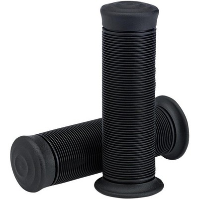 Biltwell Kung Fu 1'' (25mm) Handlebar Grips in TPV Rubber Pair -  Black