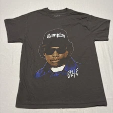 Easy E Straight Compton Half Tone Band Tee Sz Large NWA Rap Hip-Hop 100% Cotton