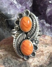 Spiny Oyster Southwestern Sterling Silver Ring