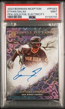 2023 Bowman Inception Primordial Auto Ethan Salas #PPAES Ppa Gold Foil  /50 PSA 