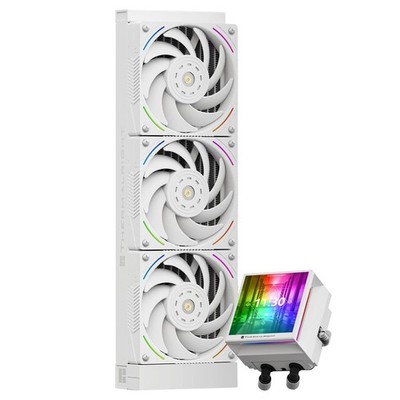 Hyper Vision 360 ARGB White CPU AIO Cooler,PC 360 Specification Water Cooler ...