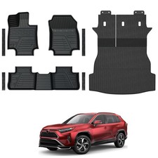 GALVAGNITE Floor Mats for Toyota RAV4 2019-2025, All Weather Floor Mats Trunk...