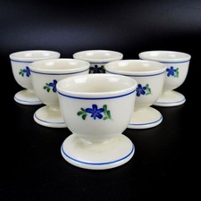 Eierbecher Beige Thirei Porzellan Eierbecher, 6er Eierbecher Weiss Porzellan,7 X Eierbecher Weiß Porzellan