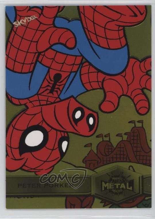 2022 Marvel Metal Universe Spider-Man Yellow Light FX Peter Porker #165 14lc