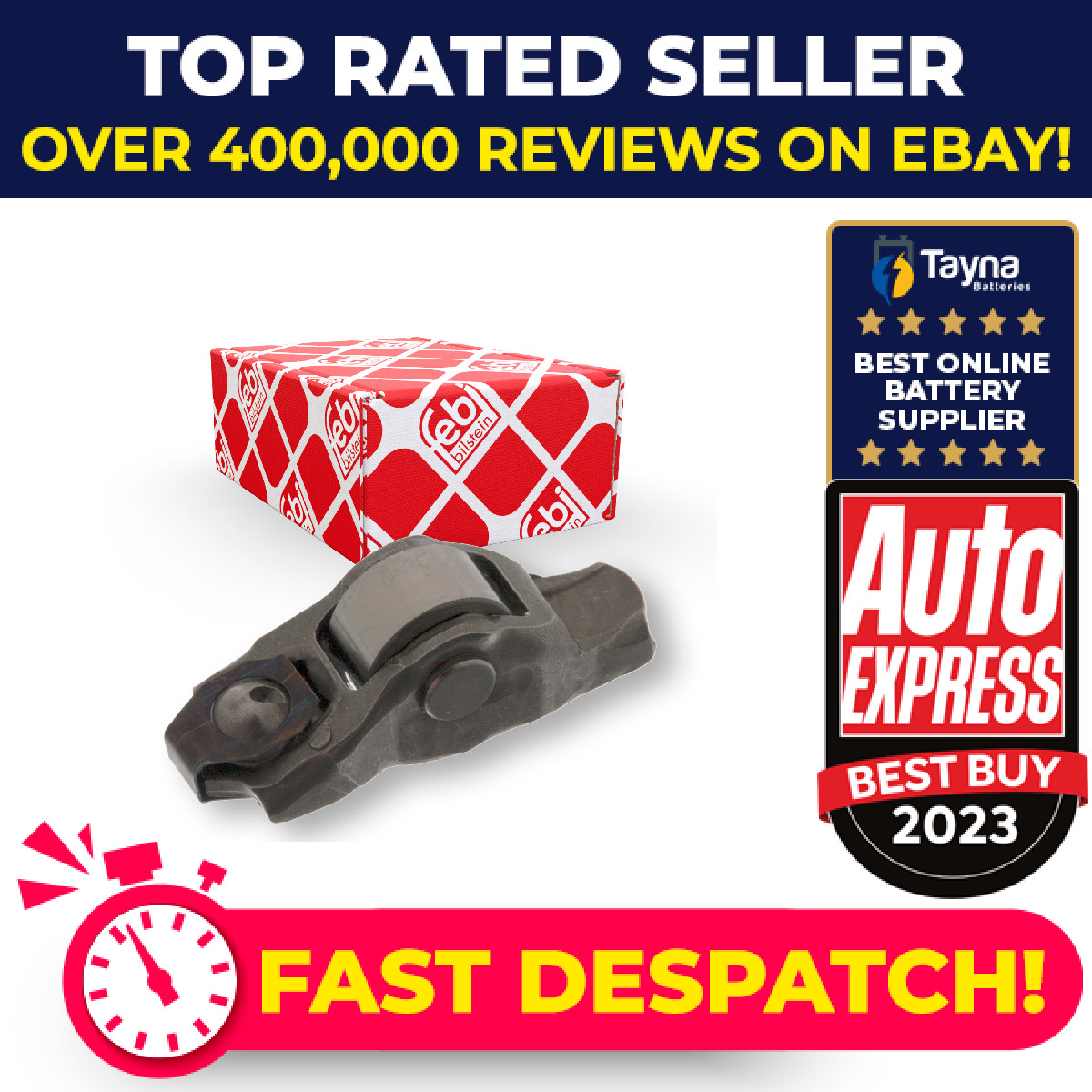 Cam Follower Exhaust Side 49512 Febi Finger Rocker Engine A2760500000 Quality