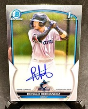 2023 Bowman Chrome 1st Ronald Hernandez Auto CPA-RH MARLINS