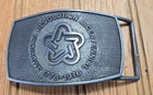 American Revolution Bicentennial 1776-1976 Brass Tone Patriotic Belt Buckle