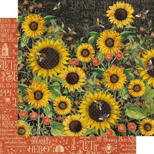 GRAPHIC 45 "LET IT BEE" BUNDLE 12X12, 8X8 EMBELLISHMENTS RETIRED SCRAPJACK'S - Picture 11 of 17