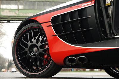 Cars 2011 edo competition mercedes benz slr tuning wheel Desk Mat Stitched