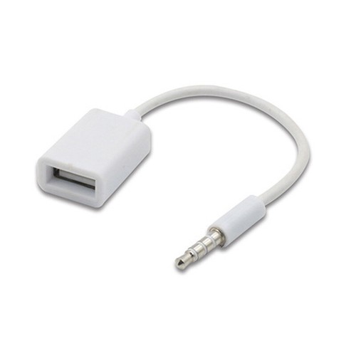 Cavo Aux Adattatore Da Usb Femmina A Jack 3.5 Maschio Per Auto Radio Dati Audio - Picture 16 of 18