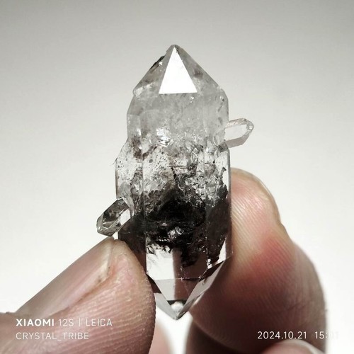 7g Natural Black Phantom Herkimer Diamond DT Quartz Crystal Healing Stone 4974 - Picture 13 of 15