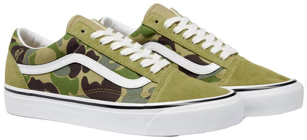 Size 11 - A bathing ape x VANS Old Skool ABC Camo for sale online