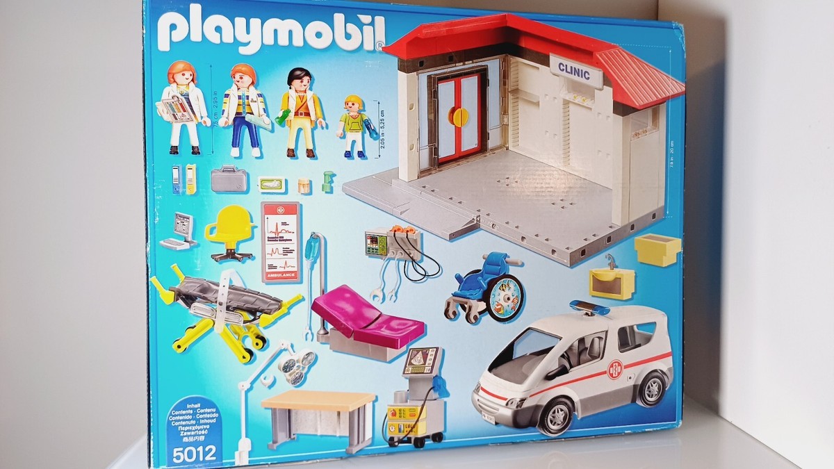 Playmobil Clínica Con Vehículo De Emergencia