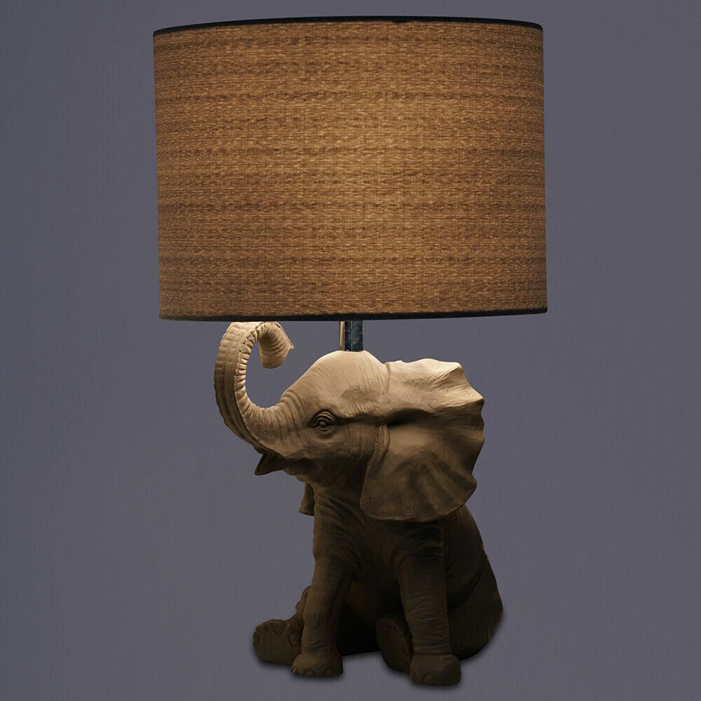 Grey elephant lamp outlet