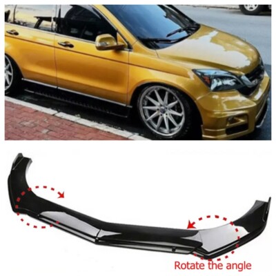 For Honda Pilot 2003-2023 Front Rear Bumper Lip Spoiler Glossy Black Body Kits