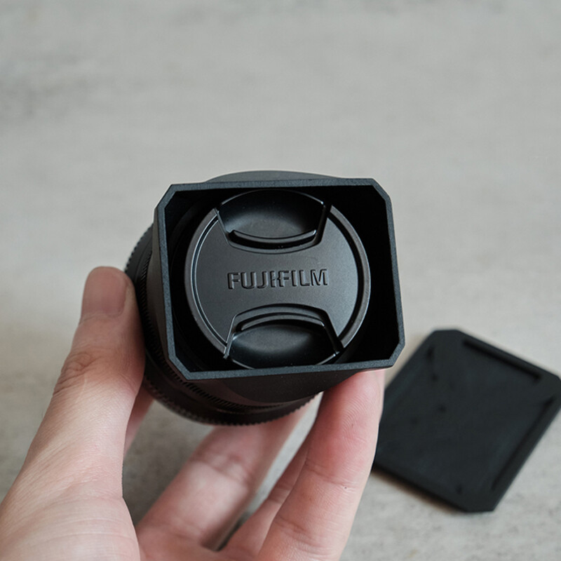 Rectangular Lens Hoods Cap Cover For Fuji Fujifilm 23mm XF23 35mm