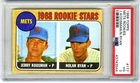 NOLAN RYAN&KOOSMAN~NEW YORK METS~1968 TOPPS PSA-3 VG HOT MLB ROOKIE RC CARD #177