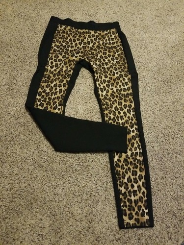 Chicos Sz 0 Black \u0026 Animal Print 