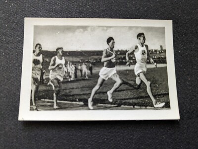 1932 Bulgaria Sport-Photo Card # 51 800 m Finale Deutsche Meisterschaften (EX)