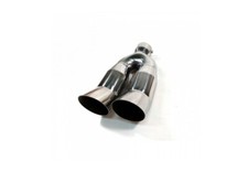 Universal Edelstahl Auspuffblende Chrom Blende Endrohre Auspuff Neu Hochwertig