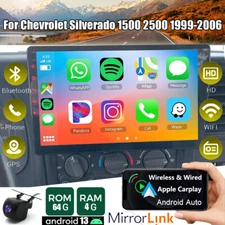 For Chevrolet Silverado 1500 2500 1999-2006 GPS Stereo Radio Navi Apple Carplay