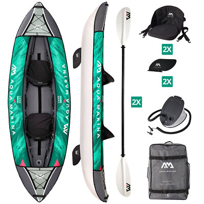 Aqua Marina Laxo-320 Inflatable Kajak Aufblasbares Kayak Kanu Boot 2 Personen