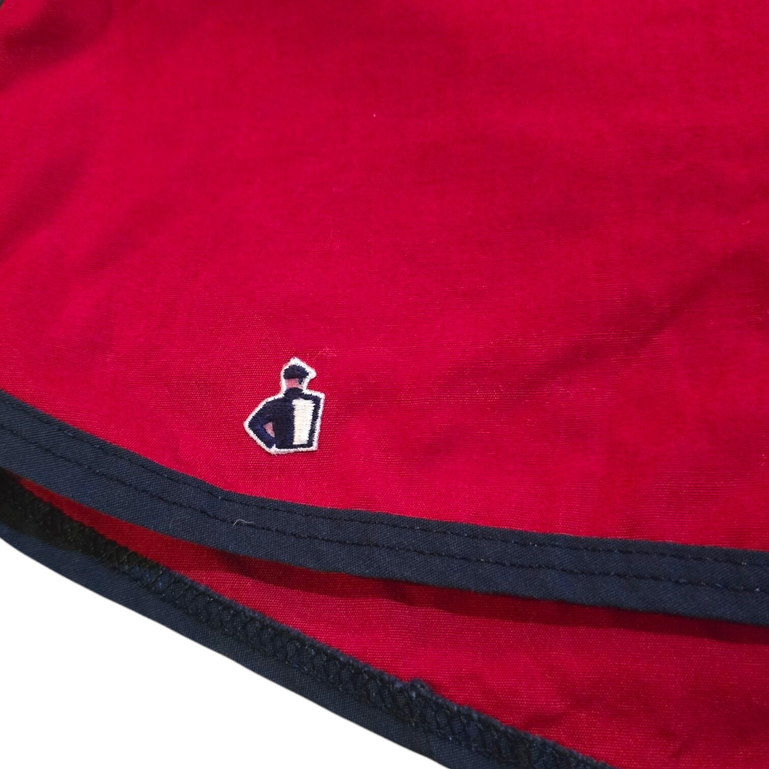 VTG Jockey Sportswear Swim Trunks SZ M Man Motion Red White Blue SURFER Shorts