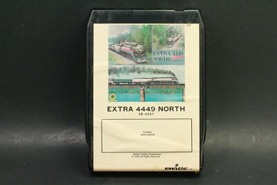 Extra 4449 North Train Sounds 8-Track Tape Tested