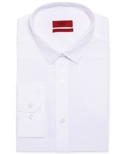 Alfani White Fitted Button Shirt Size 16 34/35 Easy Care New With Tags