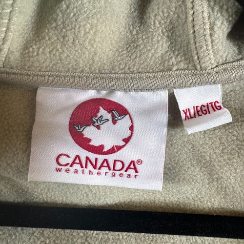 Canada Weather Gear Jacket Women's XL Full Zip Fleece Heather Oatmeal - Picture 4 of 17