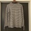 Loft-Sweater-Size-M-Womens-Gray-Stripes thumbnail 8
