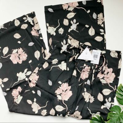 Lost and Wander Mojo Palazzo Floral Wide Leg Pants Size Small