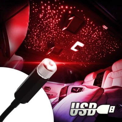 USB Auto Innenraum Dach Nachtlicht Atmosphäre Sternenhimmel Projektor Lampe X1 - Bild 1 von 4