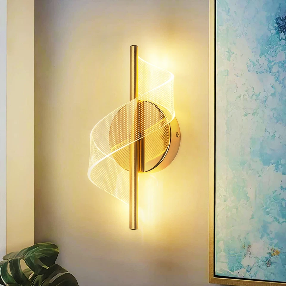 Modern LED Wall Lamps Sconce Wall Lights for Bedroom Living Room Hallway Bedroom - Image 2 of 4