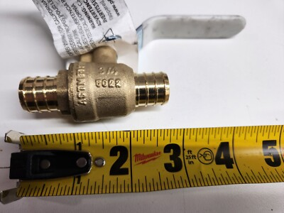 #ad 3 4quot; ProFlo Ball Valve Full Port Crimp PEX Brass LL 400 WOG PFX462F New $5.17
