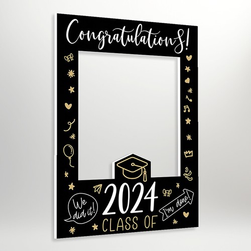 Graduation Selfie Frame Selfie Sign Photo Frame Graduation Ceremony Party - Picture 8 of 20