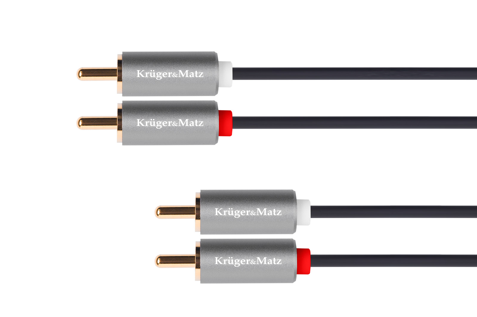 5901890033060 Кабель 2RCA-2RCA 18м Kruger-Matz Базовый Krger-Matz 3590₽